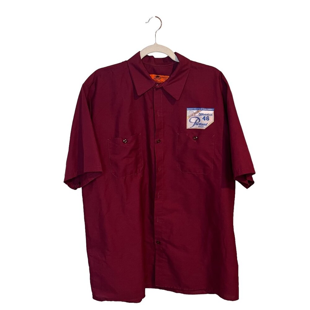 Burgundy CANvention Work Shirt from Portland 2016 Very Unique